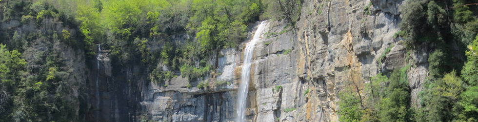 Salto de Sallent desde el Pla d´en Xurri