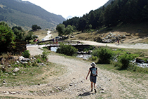 Llegando al santuario.