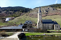 El santuario y la Noguera Pallaresa.