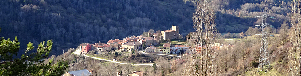 La sierra de Puig d´Estela en Vallfogona de Ripollès