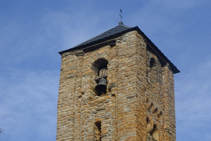 Campanario de Sant Iscle y Santa Victòria.