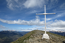 Cima del Taga, a 2.040m de altitud.