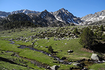 La cabecera del Valle del Madriu.